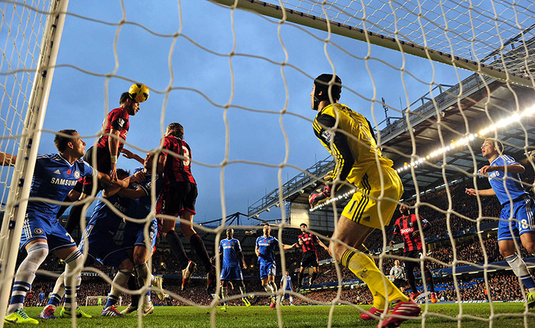 Saturday's matches: West Bromwich Albion's Shane Long scores against Chelsea