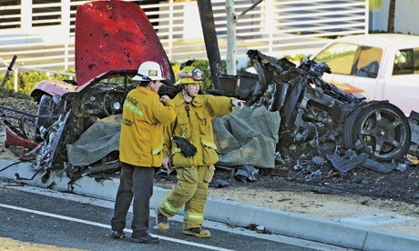 Paul Walker car crash scene 2