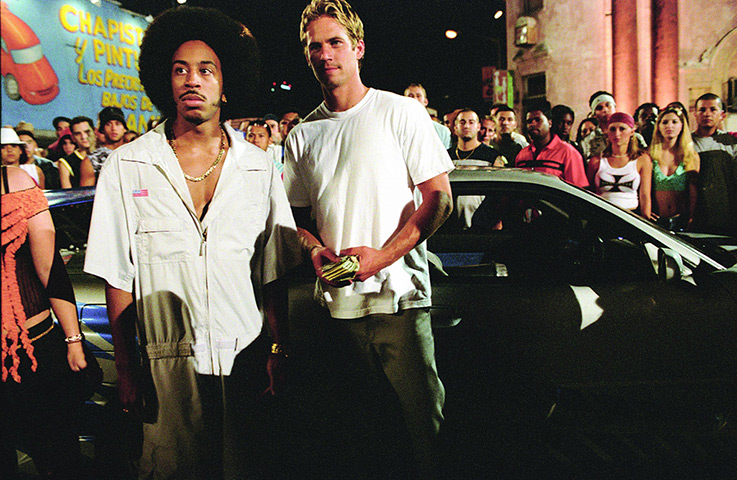 paul walker: Ludacris and  Paul Walker in 2 Fast 2 Furious, 2003