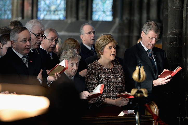 glasgow crash memorial: Nicola Sturgeon and Kenny MacAskill