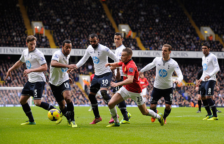 football.: Spurs v Man Utd