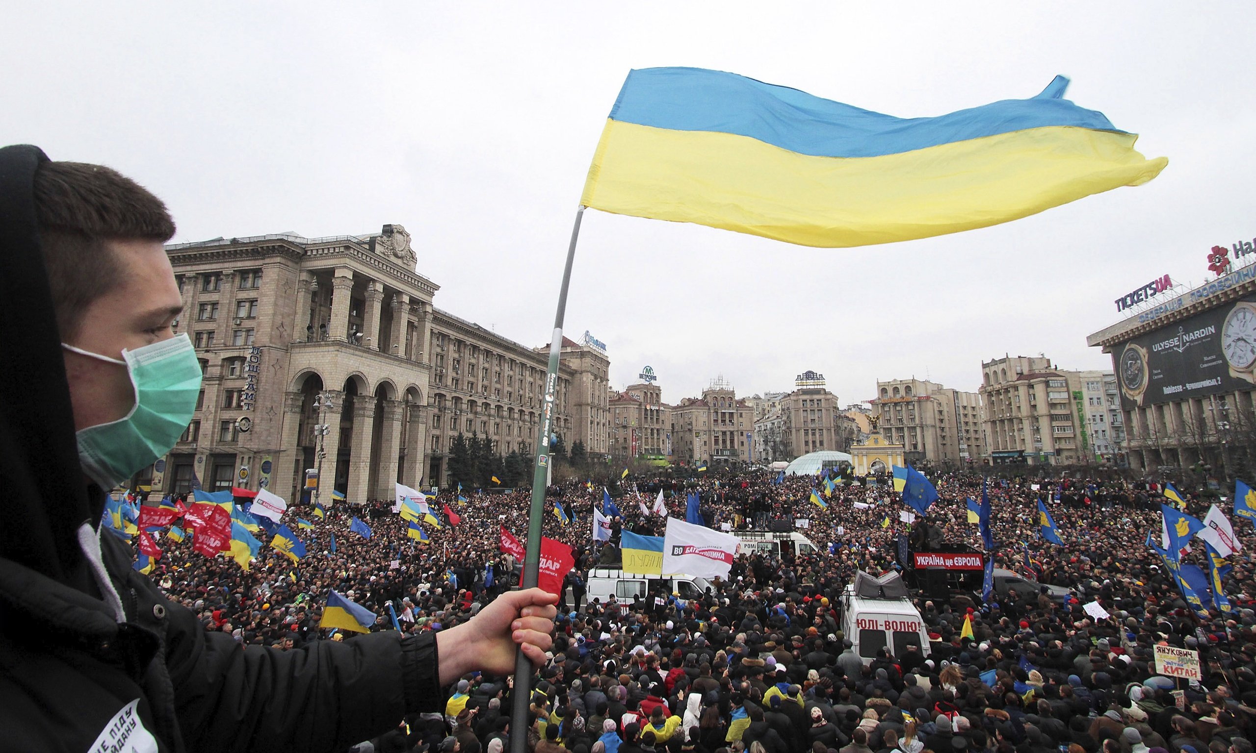 Ukrainian protests show the European Union still offers hope to some