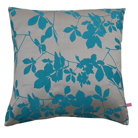 Homes - wishlist: cushions with blue flower print