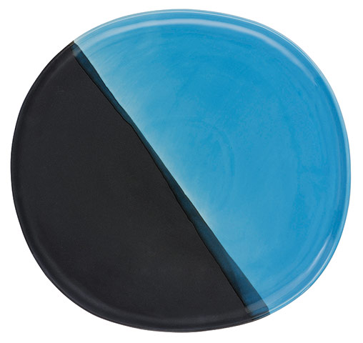 Homes - wishlist: blue and black platter dish