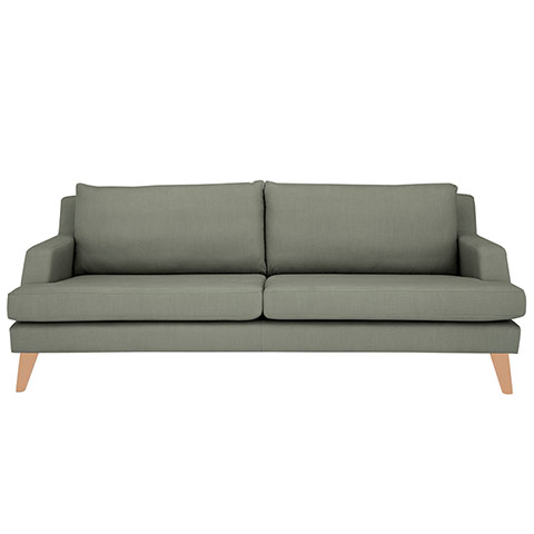 Homes - wishlist: blue grey two-seater sofa