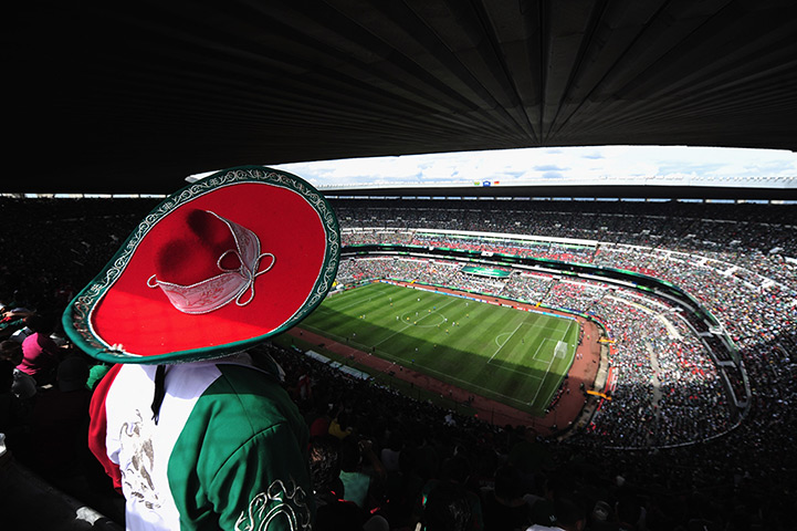 largest football stadiums: The Azteca Stadium Mexico City, Mexico 