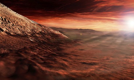 Mars landscape