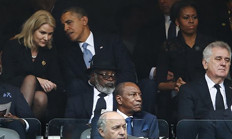 Obama and Helle Thorning-Schmidt