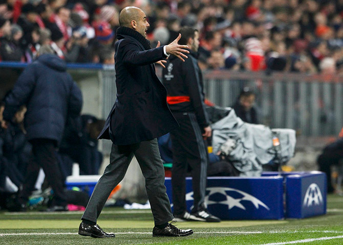 footy..: Bayern Munich coach Guardiola