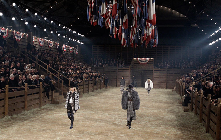Chanel in Dallas: A general view of Chanel's Metiers d'Art fashion show in Dallas