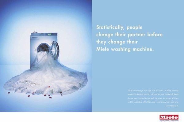 Miele washing machine advert