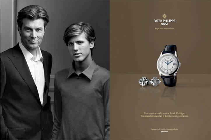 Patek Philippe watch advert