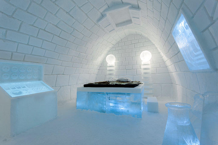 Icehotel, Sweden: It's Alive art suite, Icehotel, Sweden