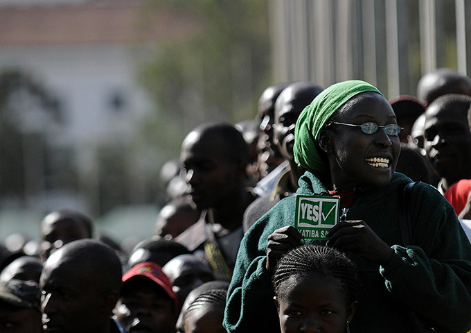 Kenya at 50: A supporter of the proposed constitution