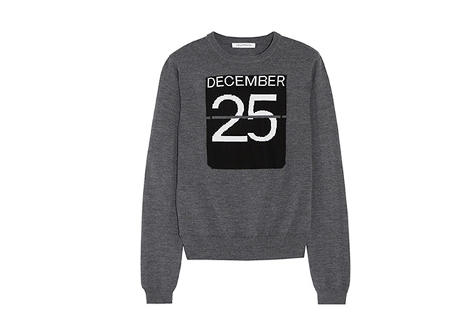 Christmas Jumpers: Christmas Jumpers - December 25th calendar jumper by J.W.Anderson