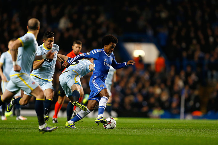 chelsea v steau: Willian