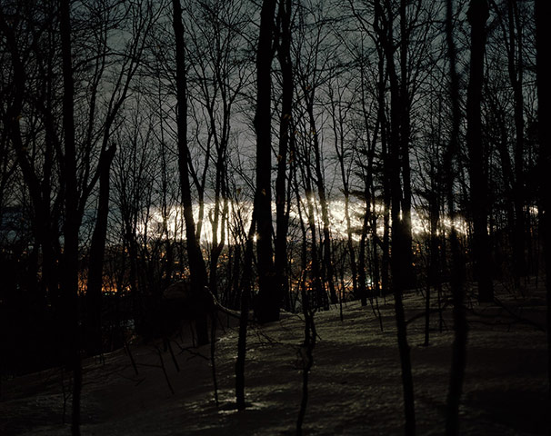 beautiful games: ski slopes at night