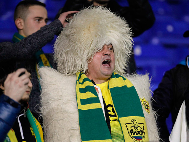 tottenham europa: A fur lined Anzhi Makhachkala fan