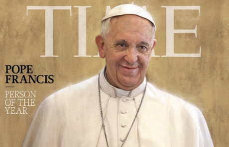 Time Magazine's Person of the Year, Pope Francis.