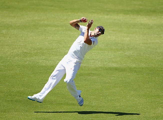 Ashes 3rd test day 1: Kevin Pietersen catches