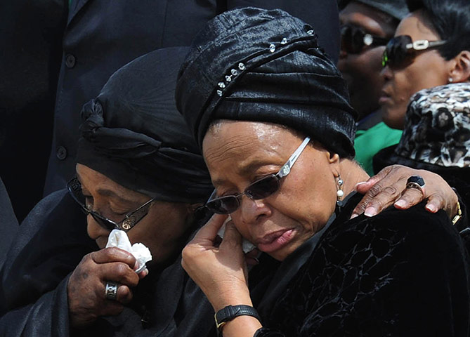 Nelson Mandela: Graça Machel and Winnie Madikizela-Mandela