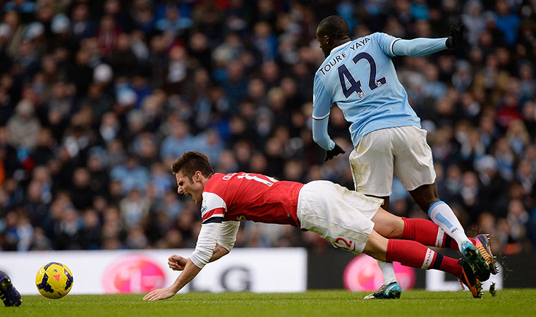 Arsenal Update 2: Giroud is beaten by Toure