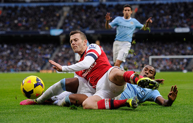 Arsenal Update 2: Fernandinho tackles Wilshere