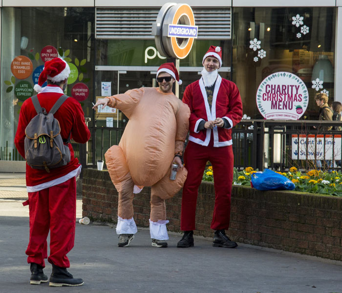 Santa Mania storms London