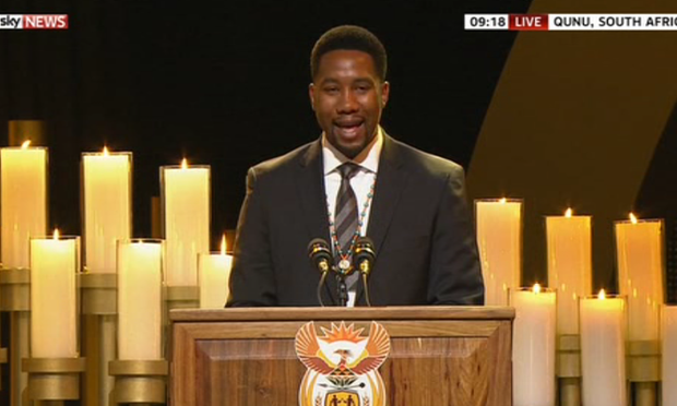 Nelson Mandela's grandson Ndaba Mandela speaks