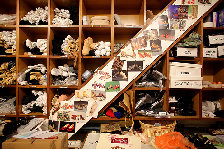 Weekend in pictures: London, UK: Handmade and customised pointe ballet shoes at the Royal Opera 