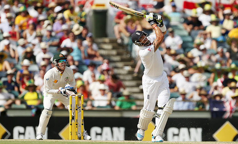 Kevin Pietersen gets out