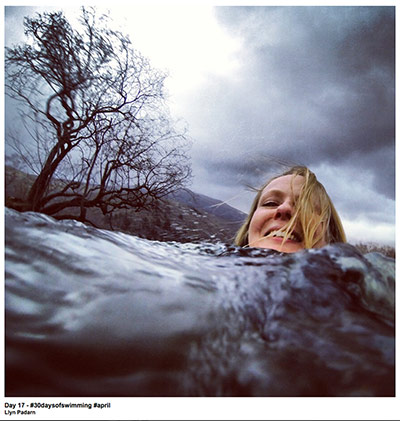 Big Picture - swimming: woman swimming in sea