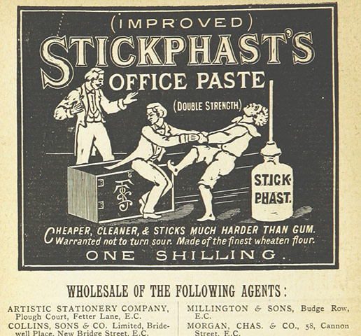 British Library: Advert in Monsieur at Home from Albertt Rhodes, 1885