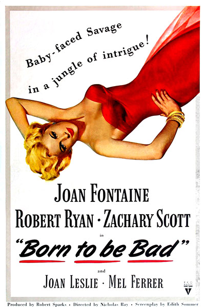 Joan Fontaine in pictures: BORN TO BE BAD, Joan Fontaine, 1950