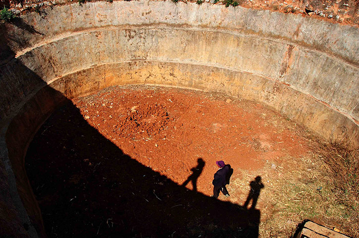 Extreme weather: Drought in Guizhou Province, China 