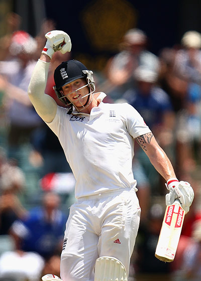 third test final day: Ben Stokes celebrates his century