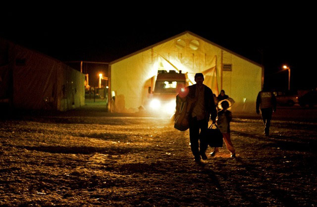 MDG in 2013: Newly arrived Syrian refugees in Zaatari camp in Jordan