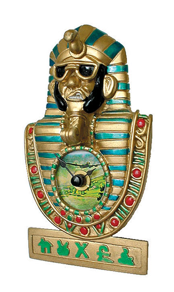 vizxmasgifts: The Elvis Presley Dambusters Clock Plate of Tutankhamun
