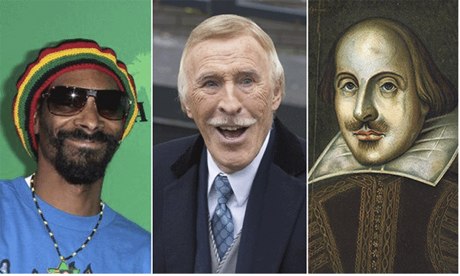 Snoop Dogg, Bruce Forsyth and Shakespeare