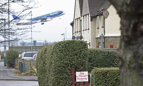 Sipson, near Heathrow airport, London 16/1/09