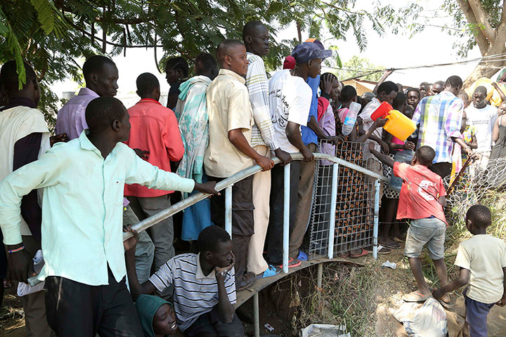 UNMISS: IDP at UN compound in Juba in South Sudan