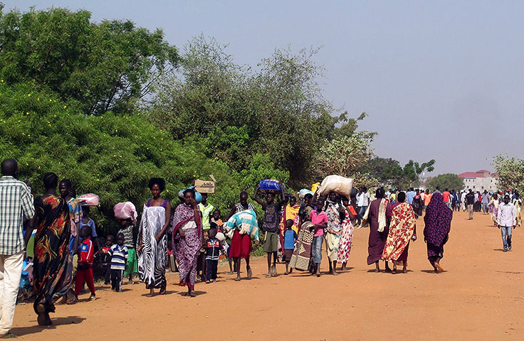 UNMISS: IDP at UN compound in Juba in South Sudan