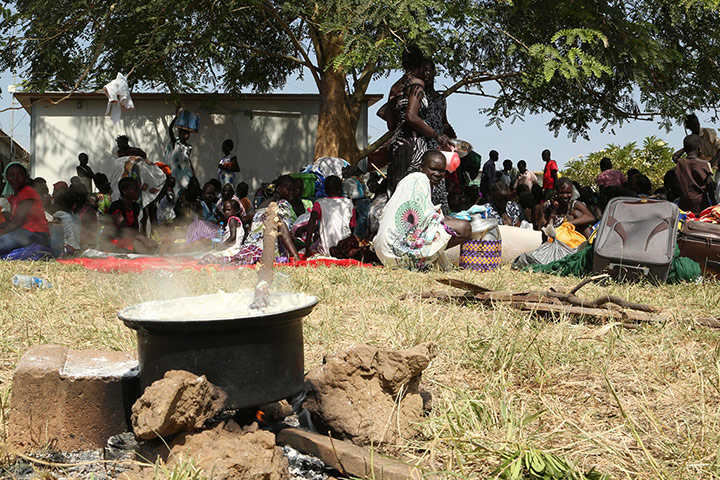 UNMISS: IDP at UN compound in Juba in South Sudan