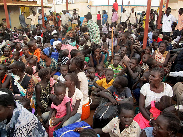 UNMISS: IDP at UN compound in Juba in South Sudan