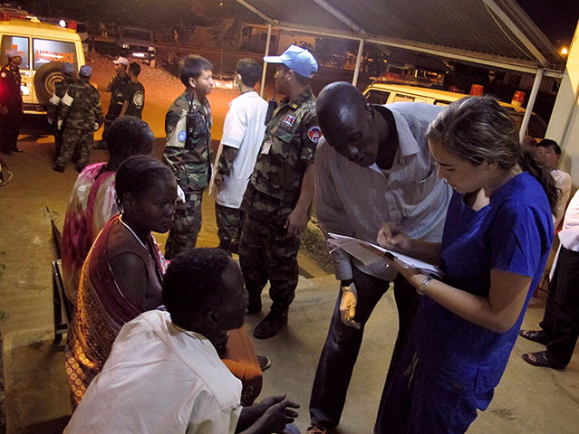 UNMISS: IDP at UN compound in Juba in South Sudan