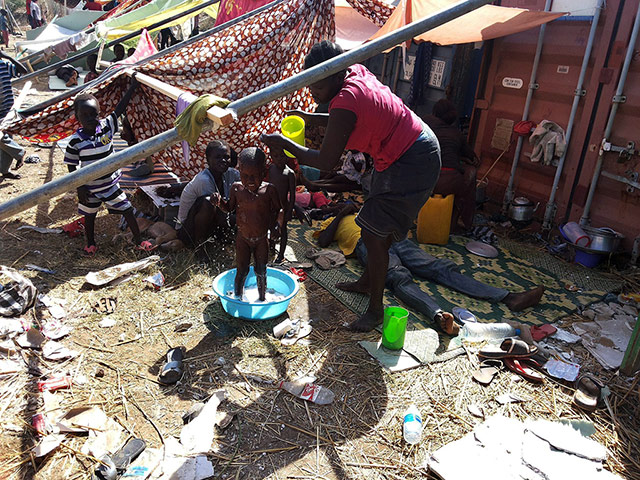 UNMISS: IDP at UN compound in Juba in South Sudan