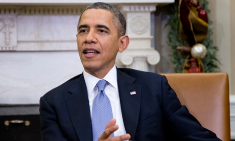 Barack Obama speaks at the Oval Office.