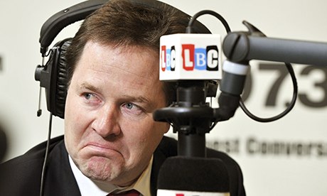Nick Clegg on LBC radio