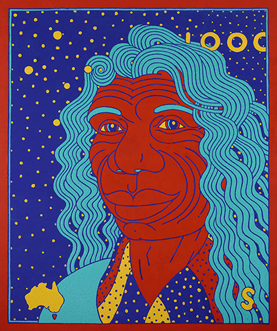 Martin Sharp: The thousand dollar bill 