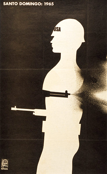OSPAAAL posters: 1970 - Santo Domingo - 1965 by Alfredo Rostgaard